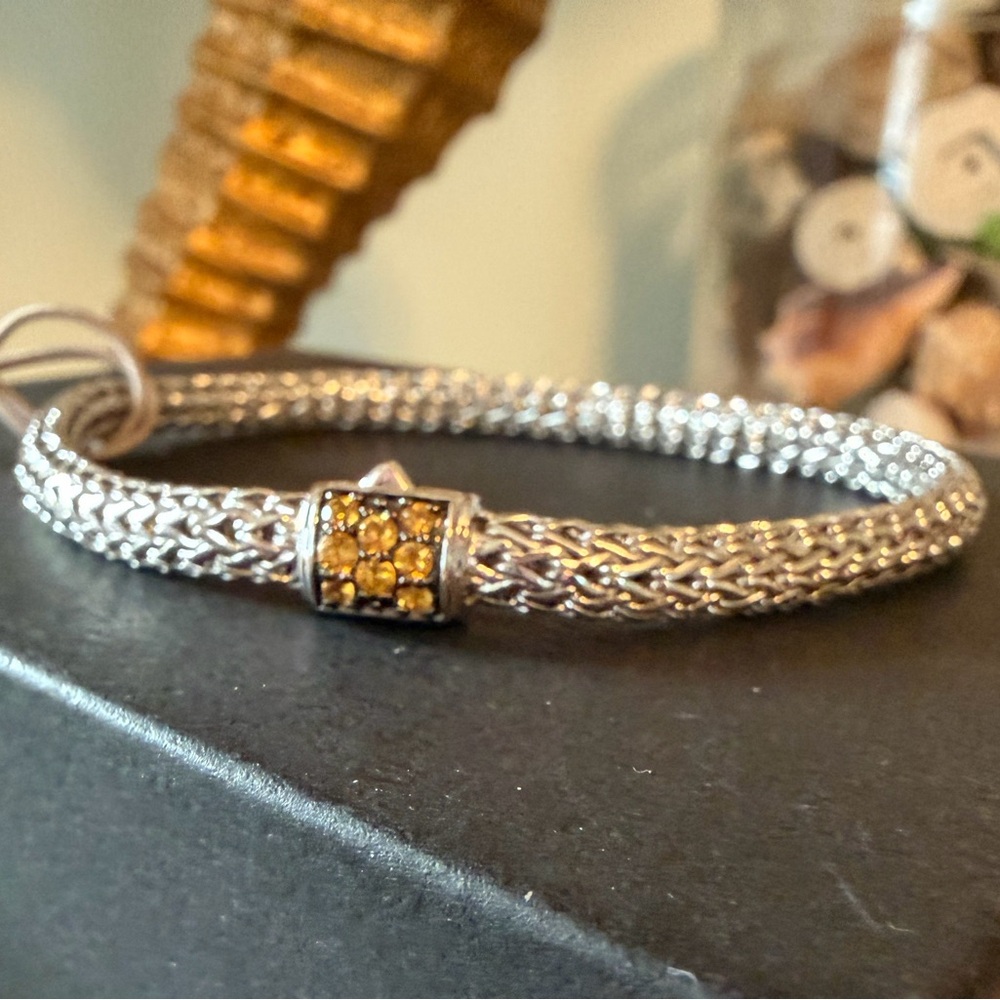 John Hardy Silver & Citrine Bracelet
